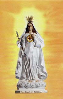 nuestra seora america|NUESTRA SEÑORA DE AMERICA, LA VIRGEN INMACULADA